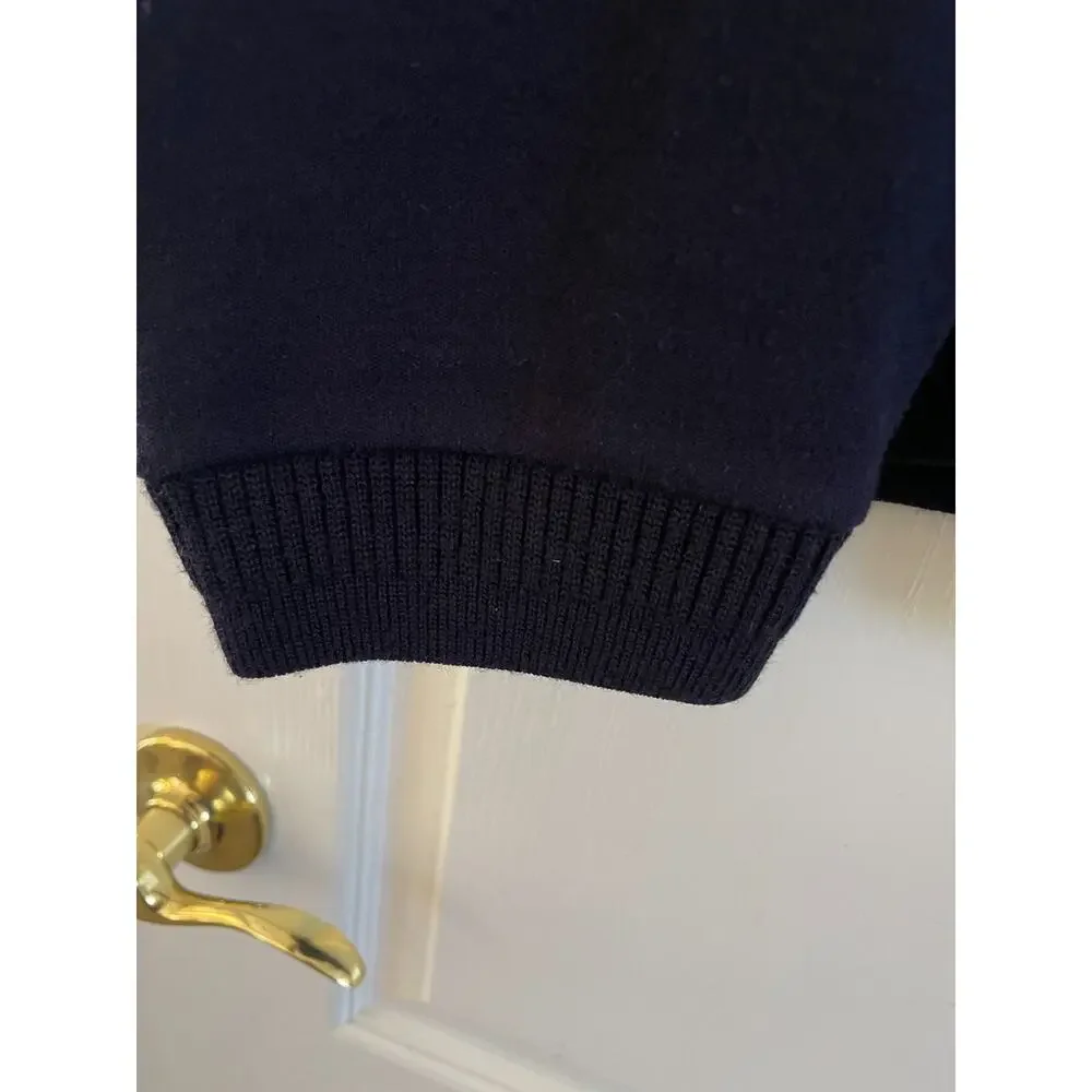 AC Arturo Garibaldi Merino Wool Blend Maroon Sweater Men's Classic Knit